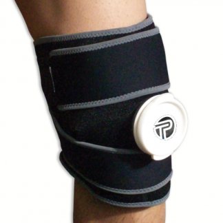 Phiten Titanium Sport Knee Support, Black, Medium (AP151004)