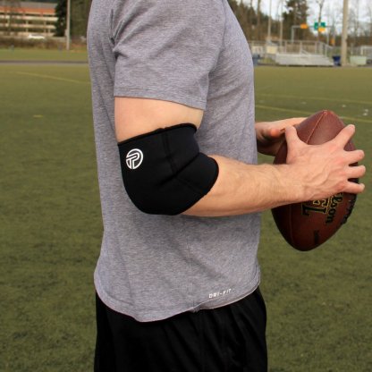 Elbow Sleeve on football player