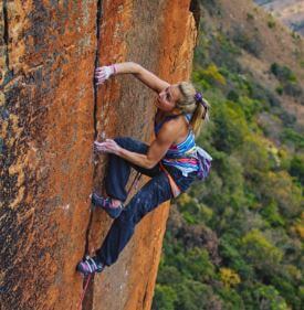 Sasha Climbing