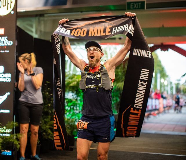 Jeff Browning Winning Tarawera 100